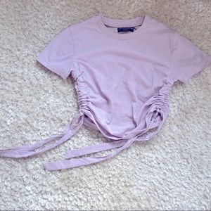 Urban outfitters lavender crop top